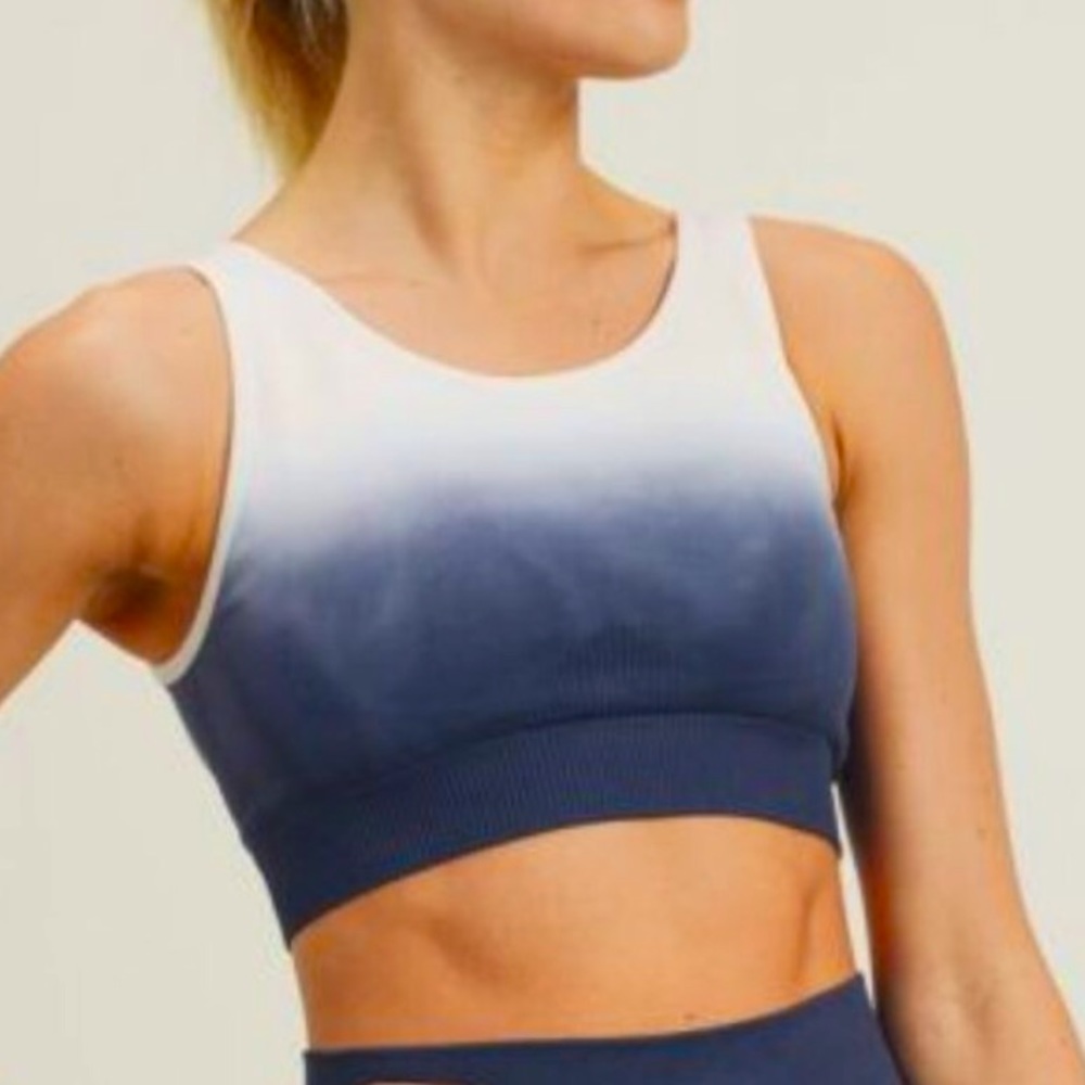 Women’s Ombre Seamless Sports Bra - Picture 1 of 6